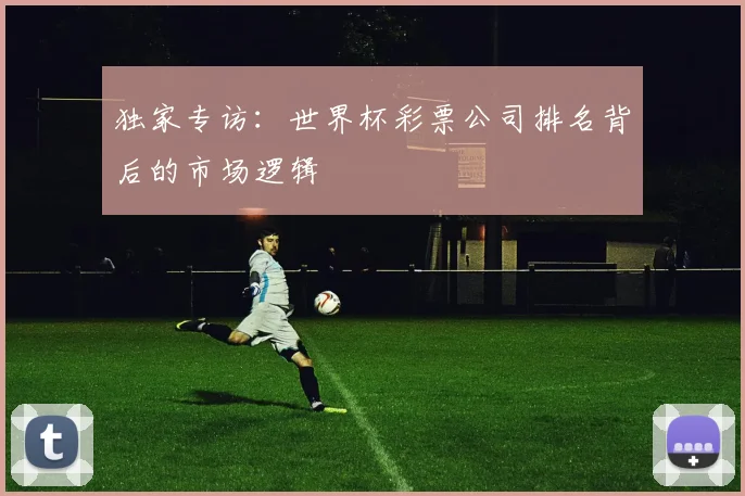 独家专访:世界杯彩票公司排名背后的市场逻辑