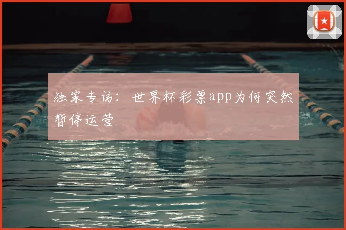 独家专访:世界杯彩票app为何突然暂停运营
