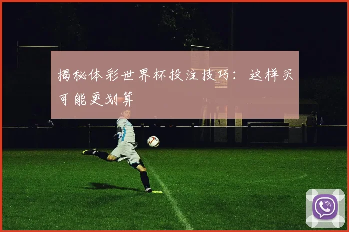 揭秘体彩世界杯投注技巧：这样买可能更划算